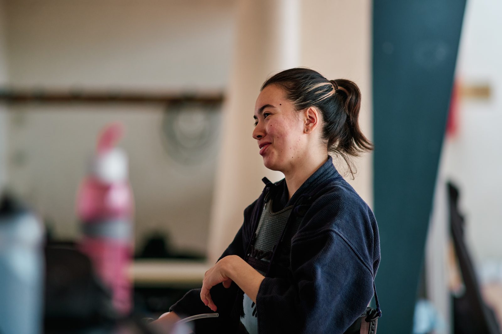 Pratiquante du CEPESJA, portrait souriant